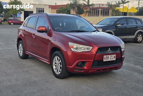 Red 2011 Mitsubishi ASX Wagon (2Wd)
