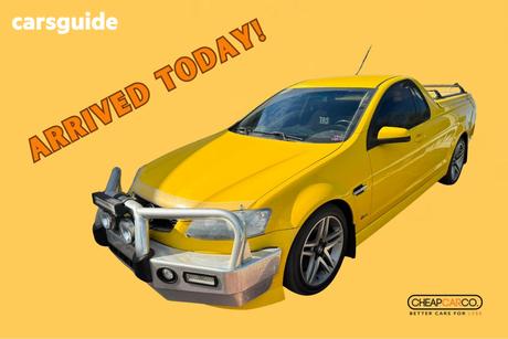 Yellow 2011 Holden Commodore Utility Sv6