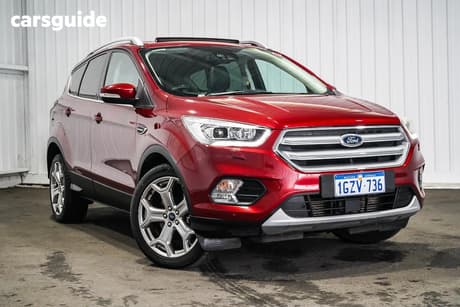 Red 2018 Ford Escape Wagon Titanium (Awd)