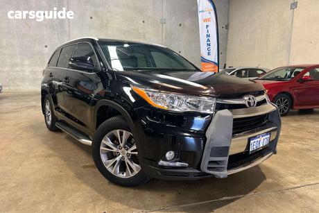 Black 2014 Toyota Kluger Wagon Gxl (4X4)