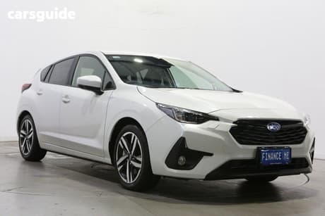 White 2025 Subaru Impreza Hatchback 2.0L (Awd)