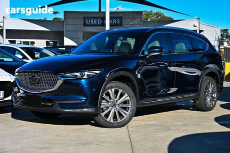 Blue 2022 Mazda CX-8 Wagon Asaki Le (Awd)