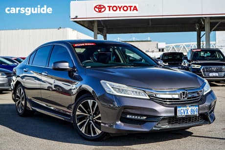 Grey 2019 Honda Accord Sedan V6-L