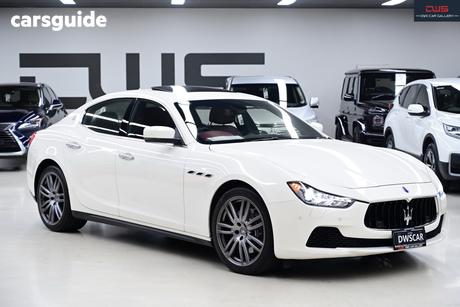 White 2014 Maserati Ghibli Sedan