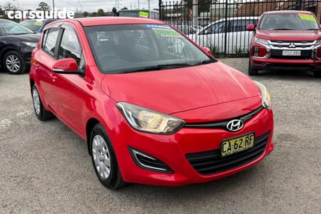 Red 2014 Hyundai I20 Hatchback Active