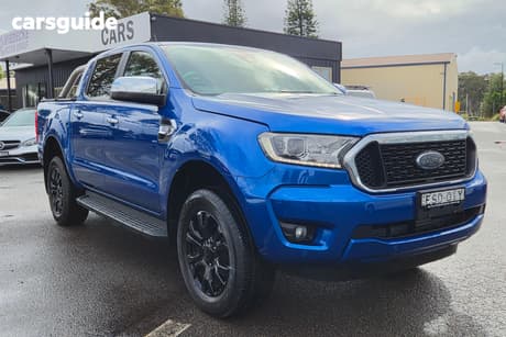 Blue 2022 Ford Ranger Double Cab Pick Up Xlt 3.2 (4X4)