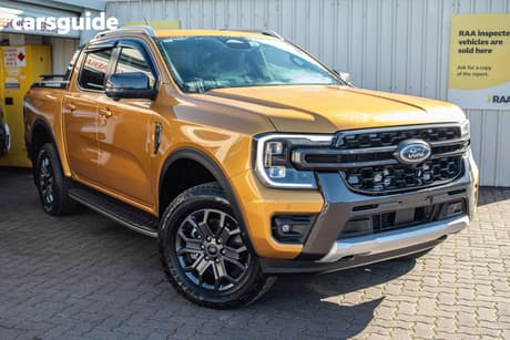 Yellow 2023 Ford Ranger Double Cab Pick Up Wildtrak 3.0 (4X4)
