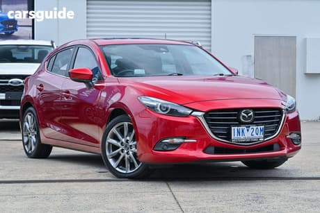Red 2018 Mazda 3 Hatchback Sp25 Astina
