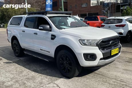 White 2019 Ford Ranger Double Cab Pick Up Wildtrak 3.2 (4X4)
