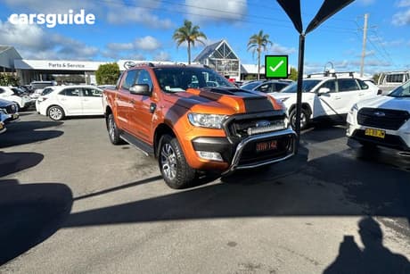 Orange 2017 Ford Ranger Dual Cab Pick-up Wildtrak 3.2 (4X4)