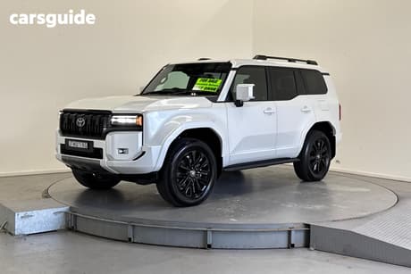 White 2024 Toyota Landcruiser Prado Wagon Vx