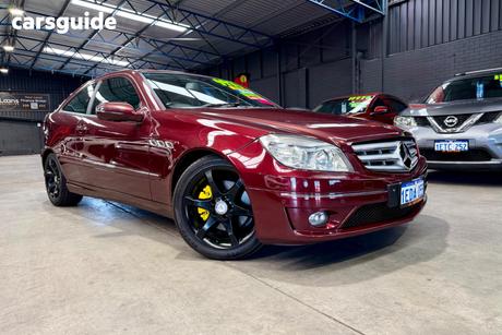 Red 2010 Mercedes-Benz CLC200 Coupe Kompressor