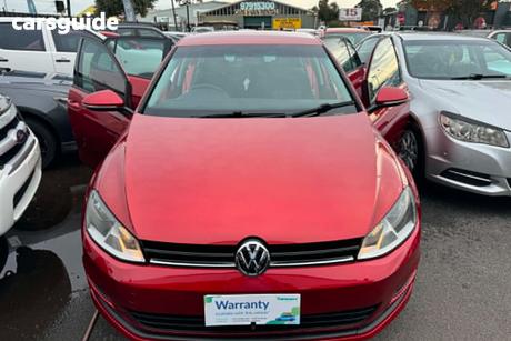 Red 2013 Volkswagen Golf Hatchback 90 Tsi