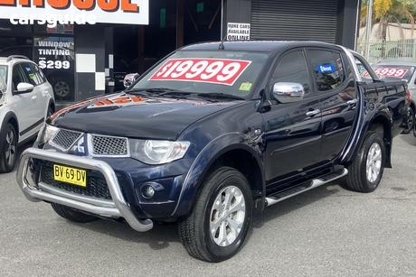 Blue 2013 Mitsubishi Triton Double Cab Utility Glx-R (4X4)