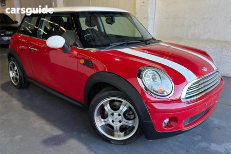 Red 2007 Mini Cooper Hatchback