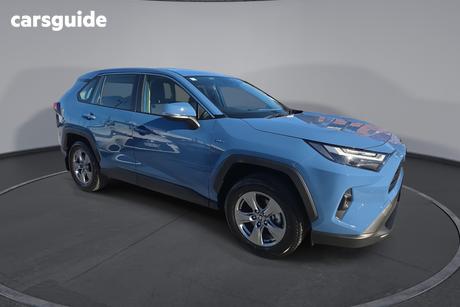 Blue 2025 Toyota RAV4 Wagon Gx (Awd) Hybrid