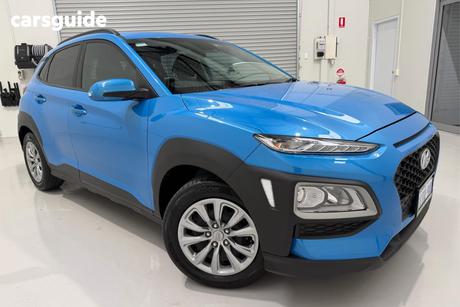 Blue 2020 Hyundai Kona Wagon Go (Fwd)