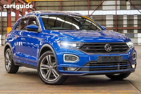 Blue 2021 Volkswagen T-ROC Wagon 140Tsi Sport