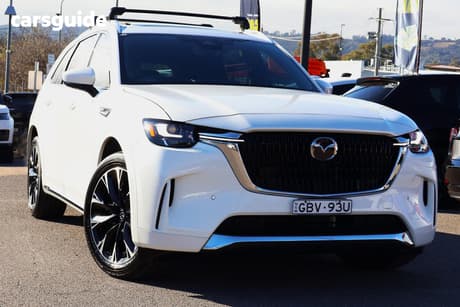 White 2023 Mazda CX-90 Wagon G50E Azami Mhev