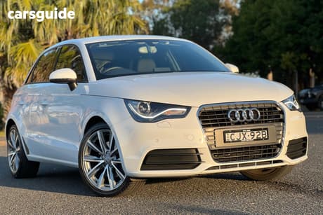 White 2012 Audi A1 Hatchback Sportback 1.4 Tfsi Attraction