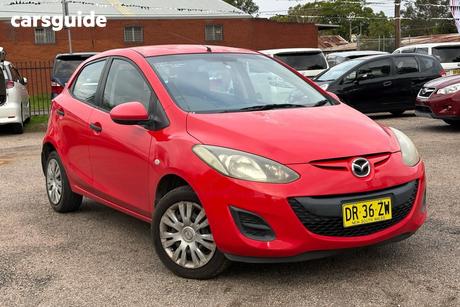Red 2010 Mazda Mazda2 Hatch NEO