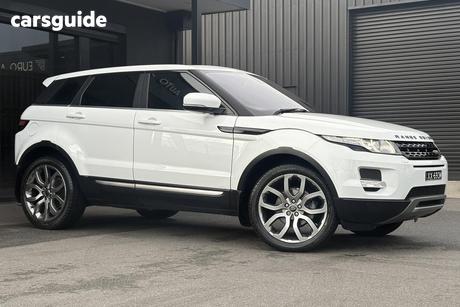 White 2013 Land Rover Range Rover Evoque Wagon Td4 Prestige