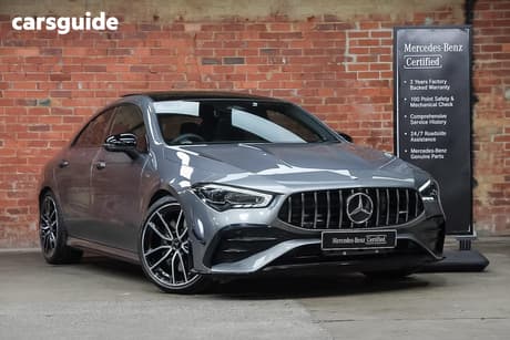 Grey 2024 Mercedes-Benz CLA35 Coupe 4Matic