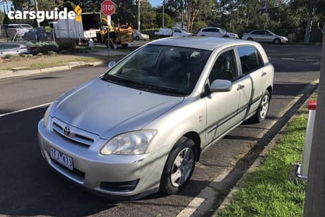 Silver 2004 Toyota Corolla Hatch ASCENT