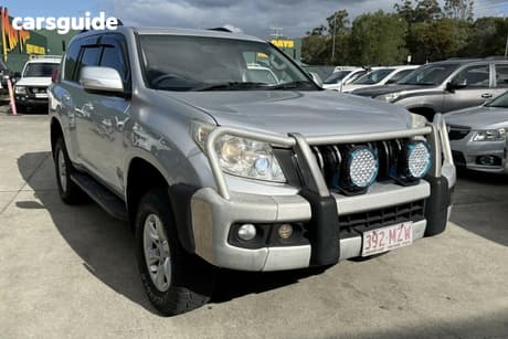 Silver 2010 Toyota Landcruiser Prado Wagon Gxl (4X4)