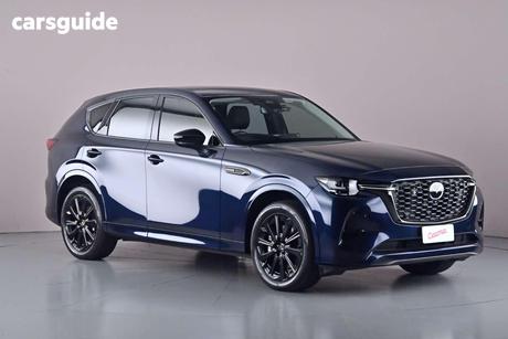 Blue 2024 Mazda CX-60 Wagon G40E Gt Hybrid