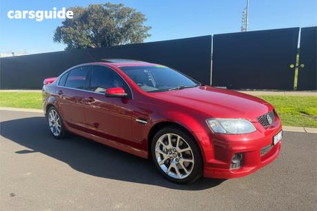 Red 2010 Holden Commodore Sedan Ss-V Redline Edition