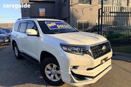 White 2018 Toyota Landcruiser Prado Wagon Gxl (4X4)