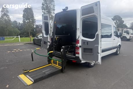 White 2015 Mercedes-Benz Sprinter Van 316Cdi Mwb