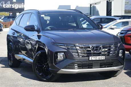 Grey 2022 Hyundai Tucson Wagon Highlander (Awd)