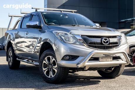 Silver 2017 Mazda BT-50 Dual Cab Utility Gt (4X4)