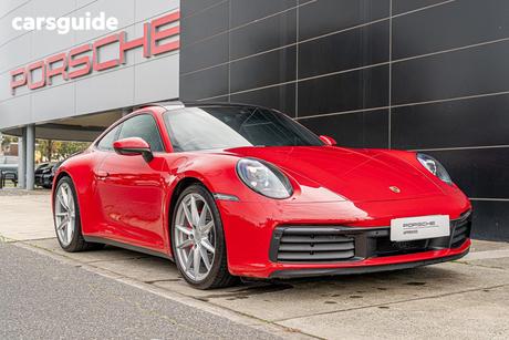 Red 2019 Porsche 911 Coupe Carrera S