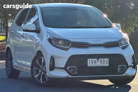 White 2022 Kia Picanto Hatchback Gt-Line (Pe)