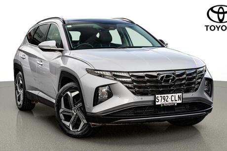 Silver 2021 Hyundai Tucson Wagon Highlander (Awd)