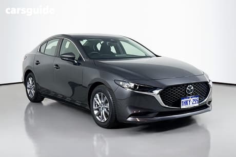 Grey 2021 Mazda 3 Sedan G20 Pure