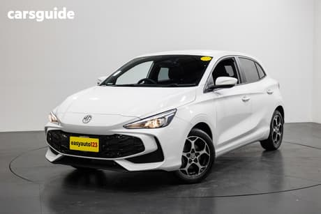 White 2025 MG MG3 Hatchback Excite
