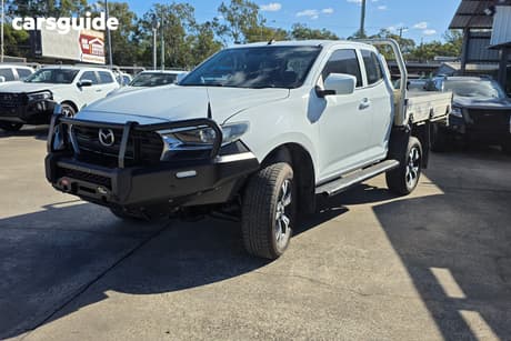 White 2022 Mazda BT-50 Cab Chassis Xt (4X4)