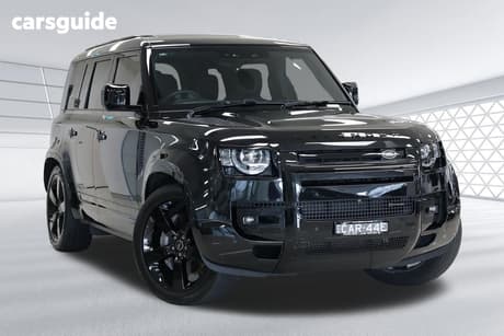 Black 2023 Land Rover Defender Wagon 110 D300 X-Dynamic Hse (220Kw)