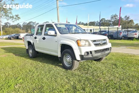 White 2008 Holden Colorado Crew Cab Pickup Lt-R (4X2)