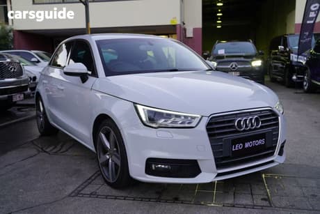 White 2018 Audi A1 Hatchback Sportback 1.4 Tfsi Sport