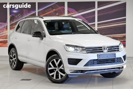 White 2018 Volkswagen Touareg Wagon 150 Tdi Monochrome