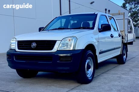 White 2005 Holden Rodeo Crew Cab Pickup Lx