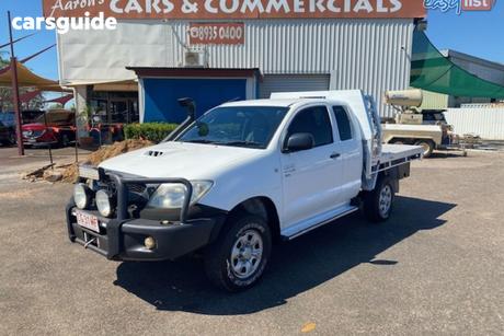 White 2009 Toyota Hilux Ute Tray N70