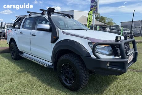 White 2014 Ford Ranger Dual Cab Utility Xls (4X4)