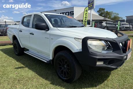 White 2015 Mitsubishi Triton Double Cab Utility Glx (4X4)
