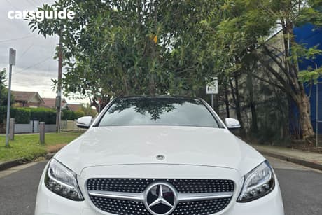 White 2019 Mercedes-Benz C200 Sedan